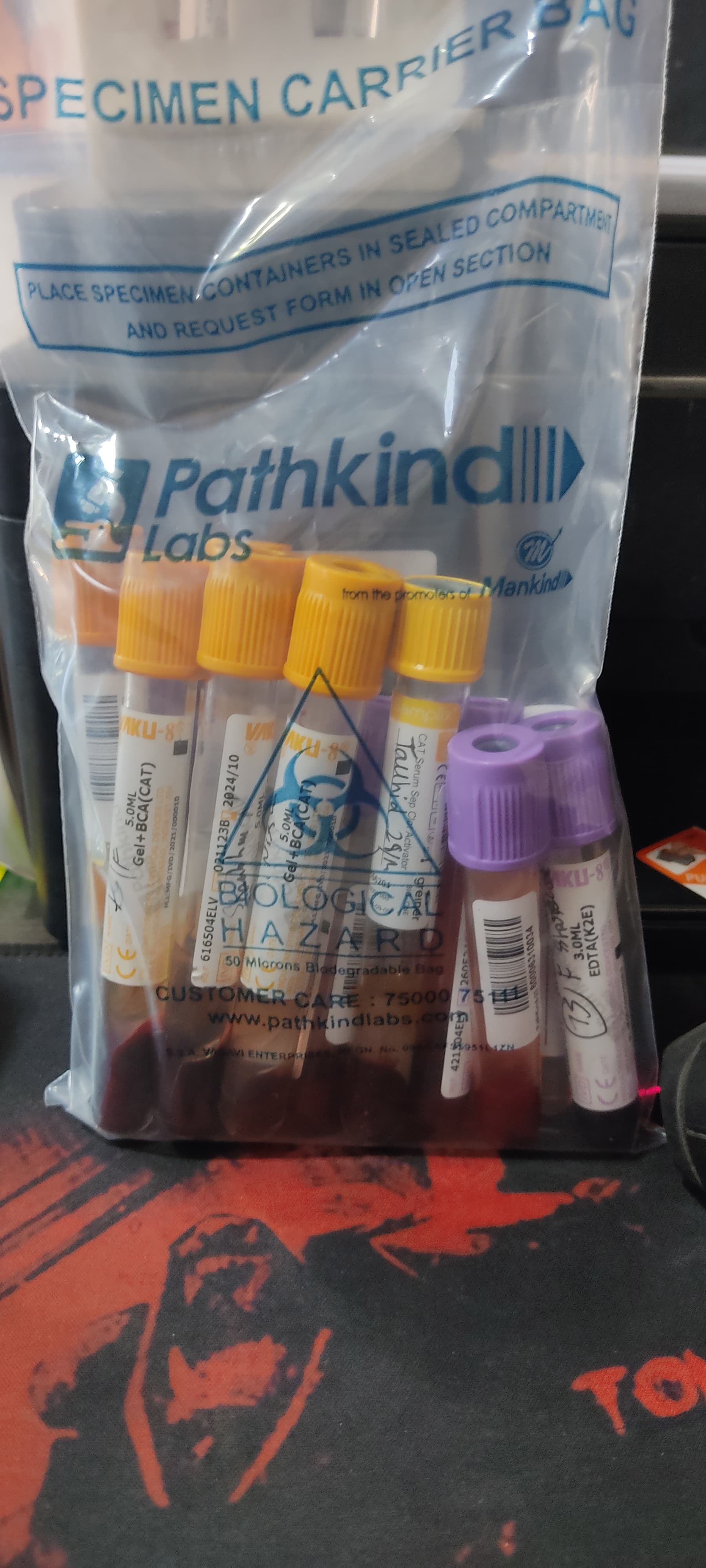 Pathkind Lab blood collection